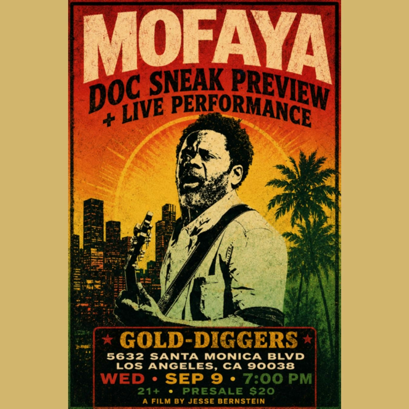 Mofaya Documentary Sneak Preview + Live Performance