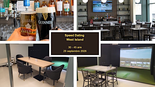 Speed Dating  West Island  35 - 50 ans, 29 septembre 2026