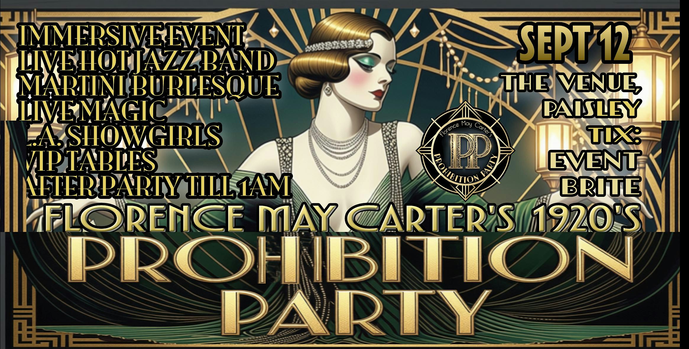 Florence May Carter's 1920s prohibition party