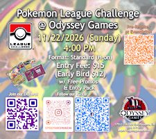 Pokemon TCG November League Challenge @ Odyssey Games Pasadena