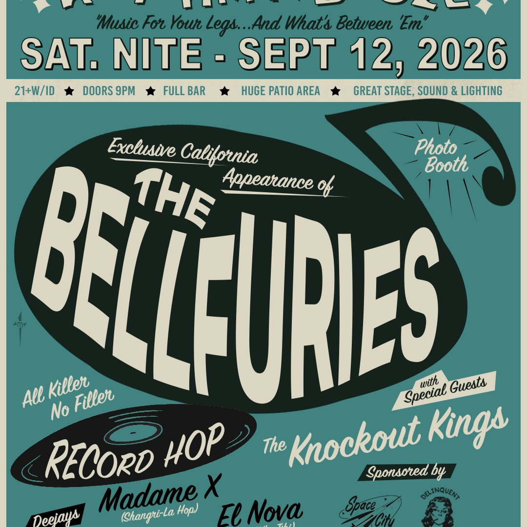 Rhythm n' Booze feat. The Bellfuries + The Knockout Kings with DJs Madame X & El Nova