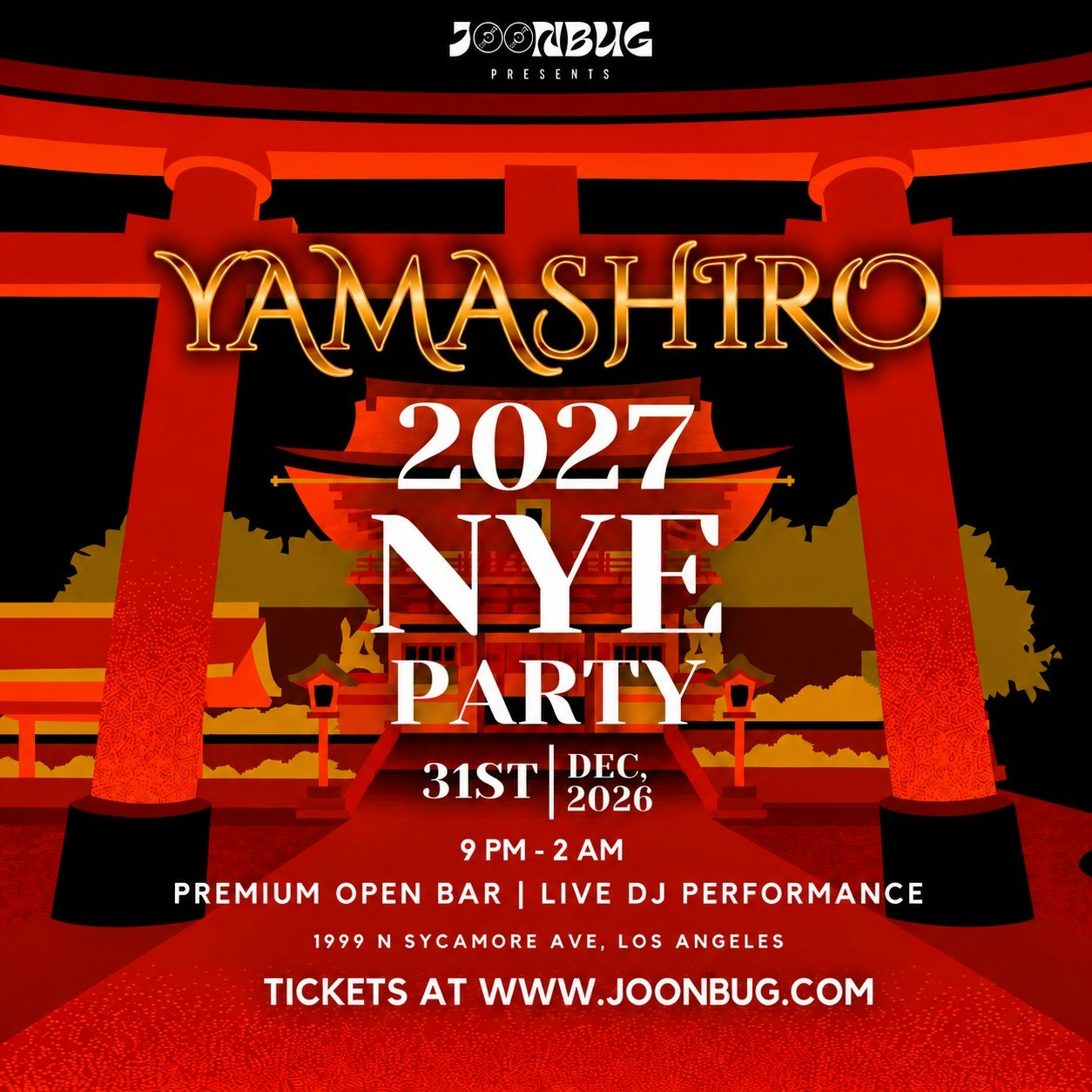 Yamashiro NYE 27 LA
