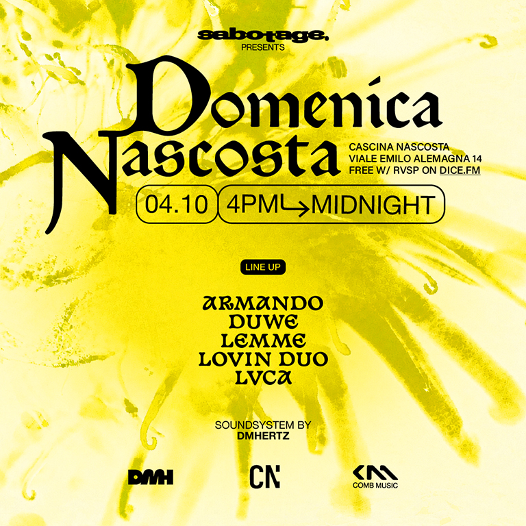 Sabotage presents Domenica Nascosta