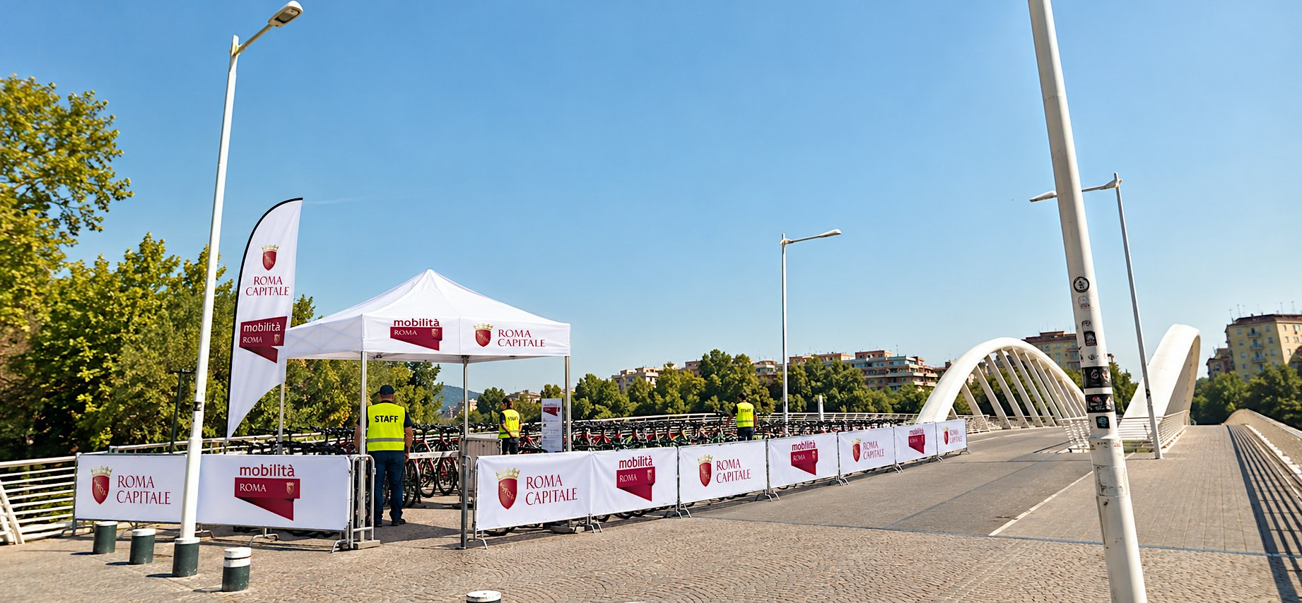 Parcheggio bici gratuito partita Roma - Bratislava