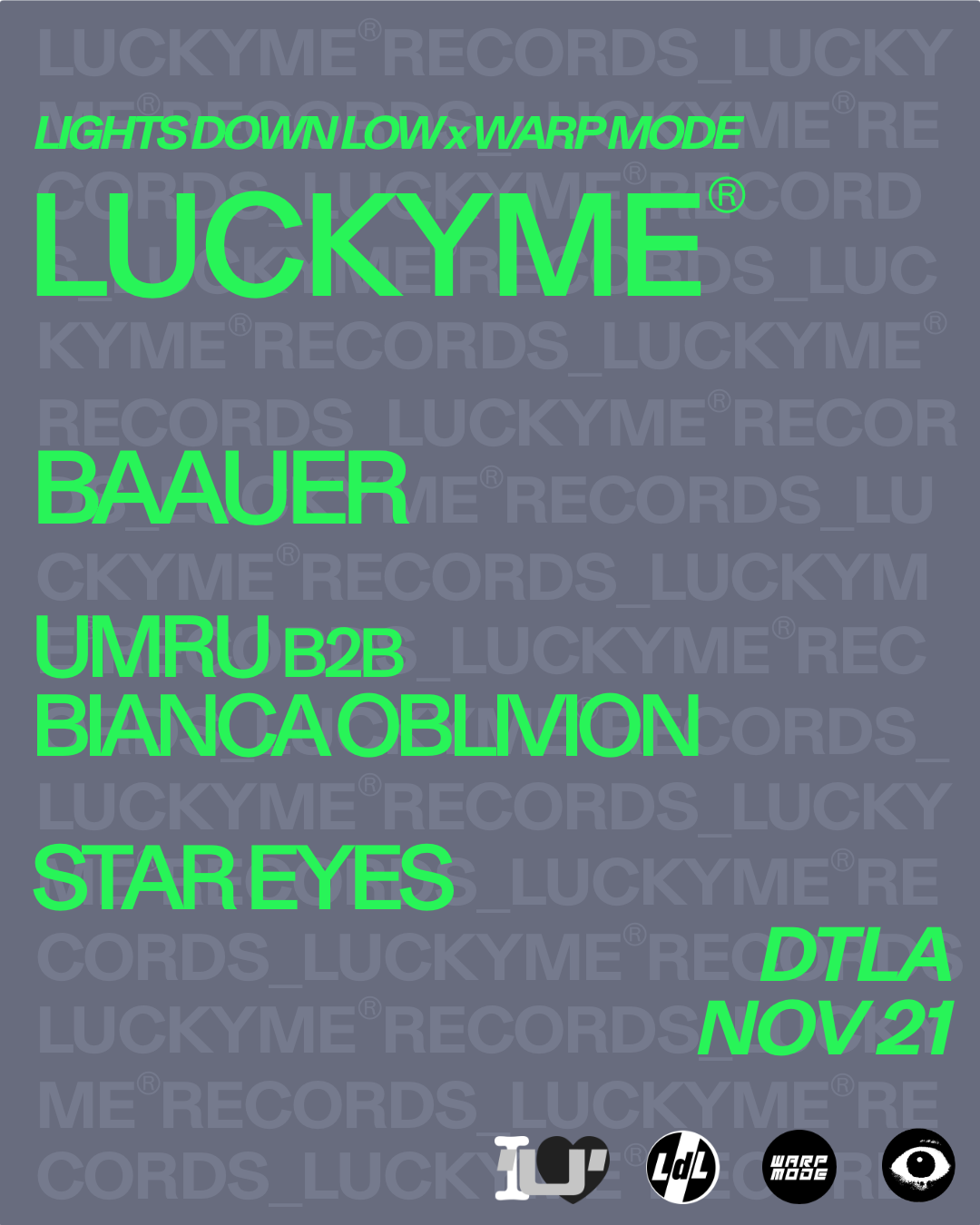 Lights Down Low x WARP MODE feat. Baauer + umru