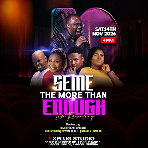 Seme Live in Lagos- The More than Enough Recording