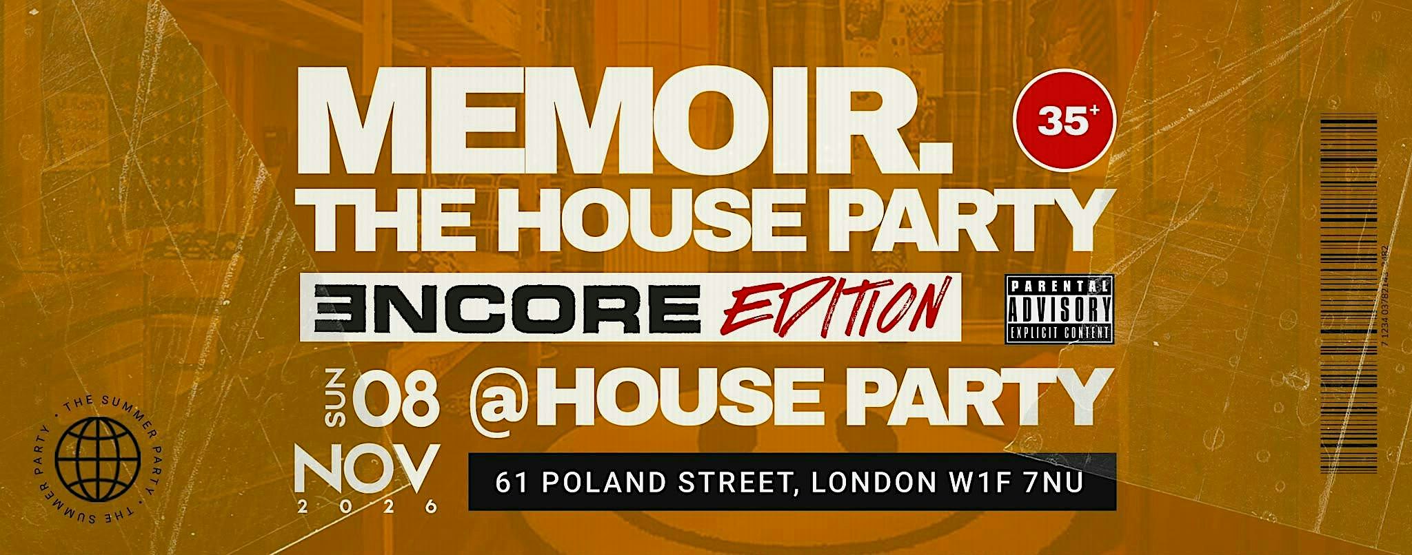 Memoir - Encore Edition
