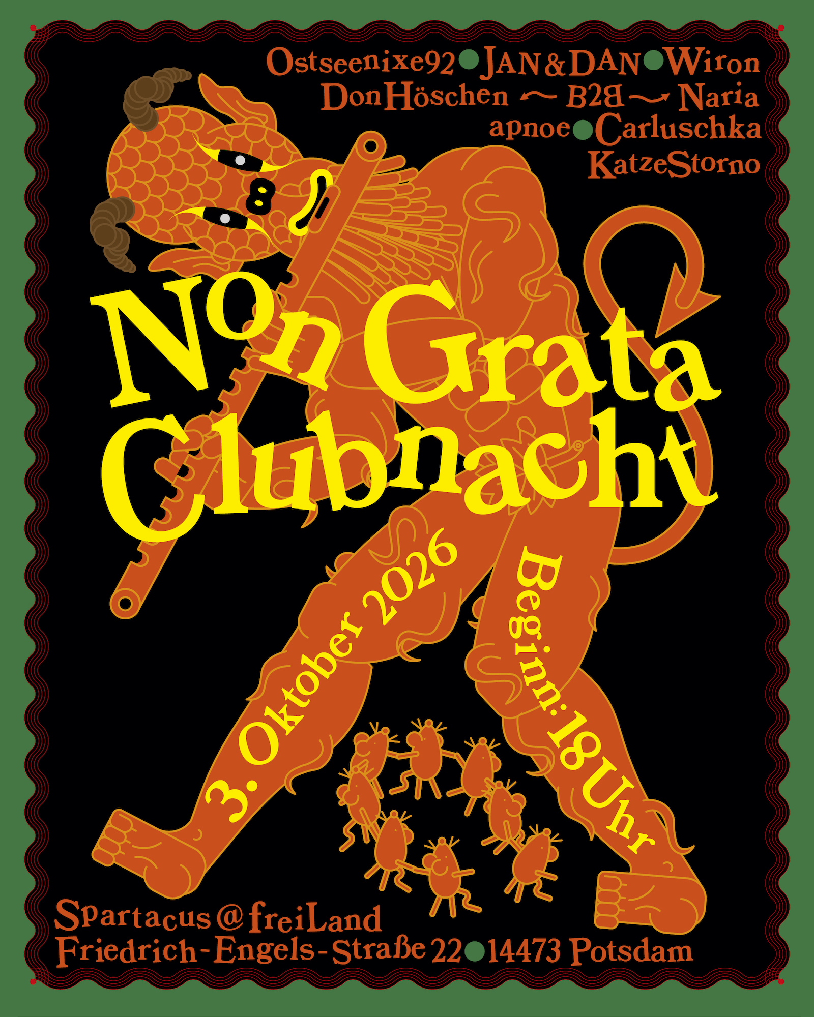 NON GRATA Afternoon Open Air + Clubnacht