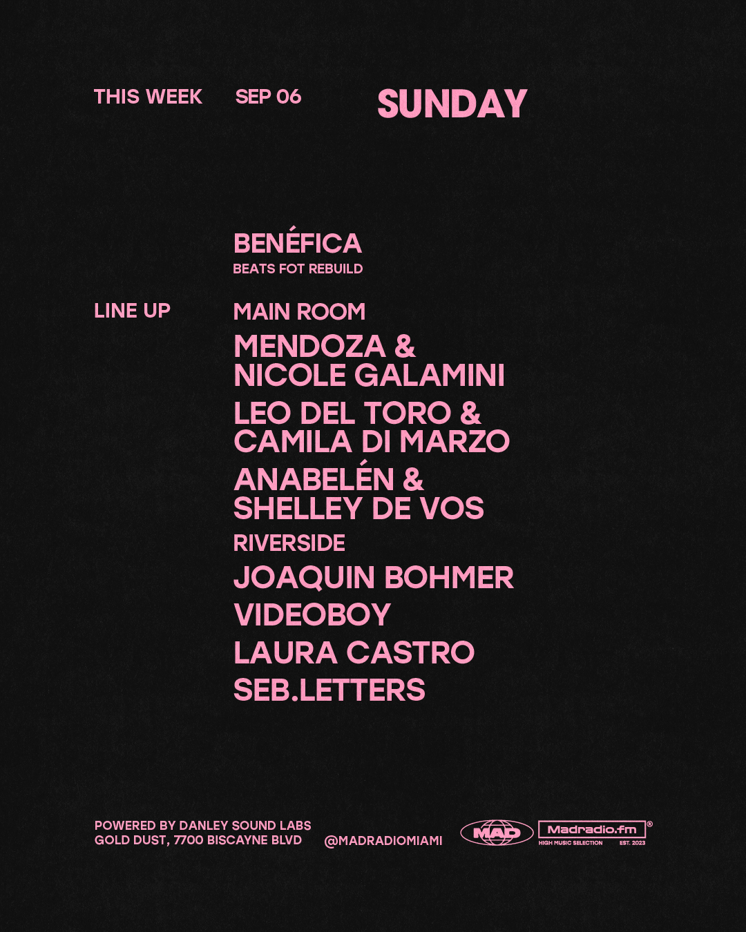 BENÉFICA: MENDOZA & NICOLE GALAMINI /Leo Del Toro & CAMILA DI MARZO / ANABELEN & SHELLEY DE VOS