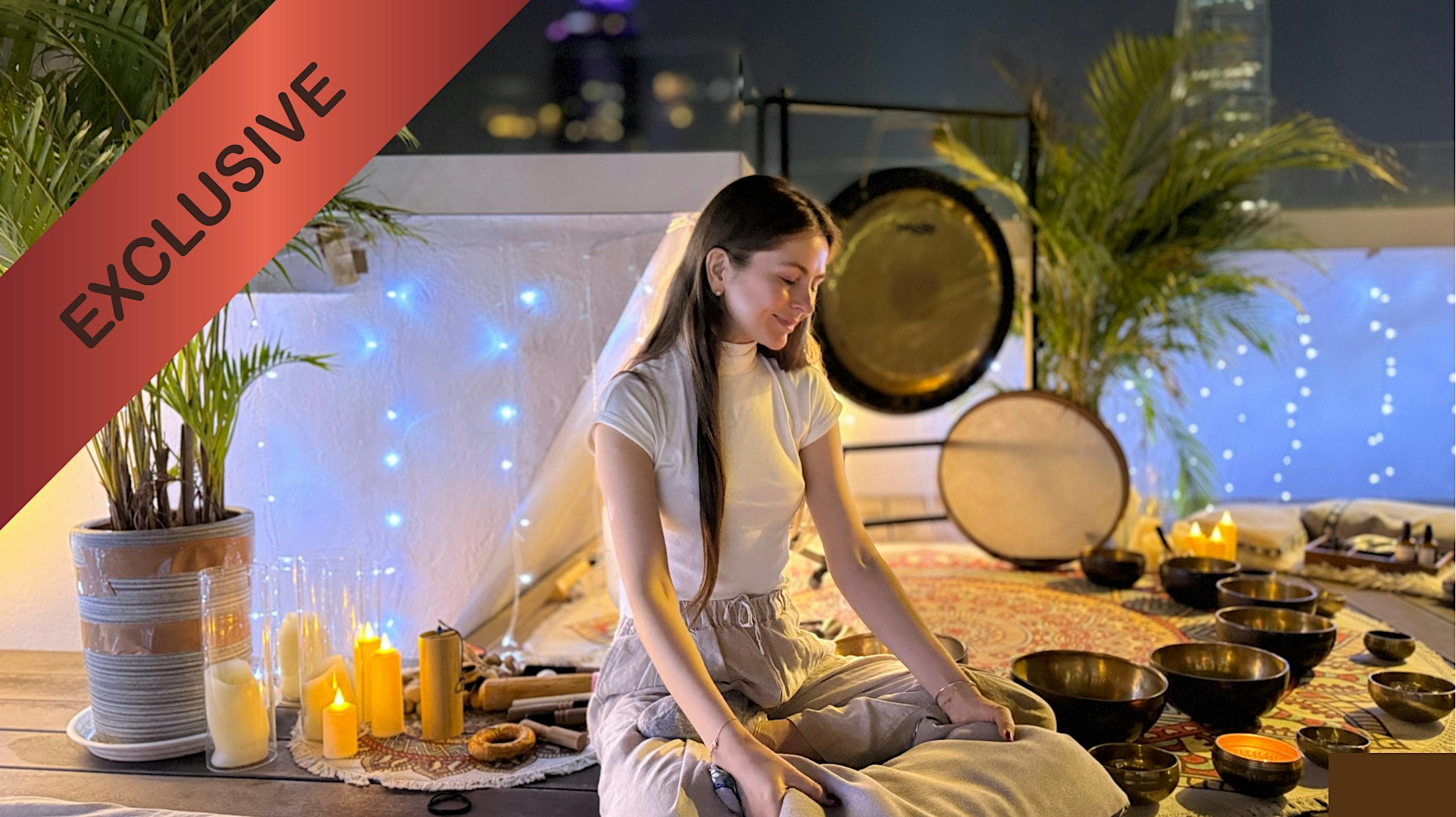 Full Moon Sound Bath with Kate-Rooftop Opening Night(Gongs & Singing Bowls)