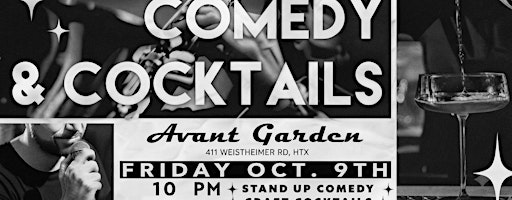 Comedy & Cocktails at Avant Garden-Live Jazz and Live Standup