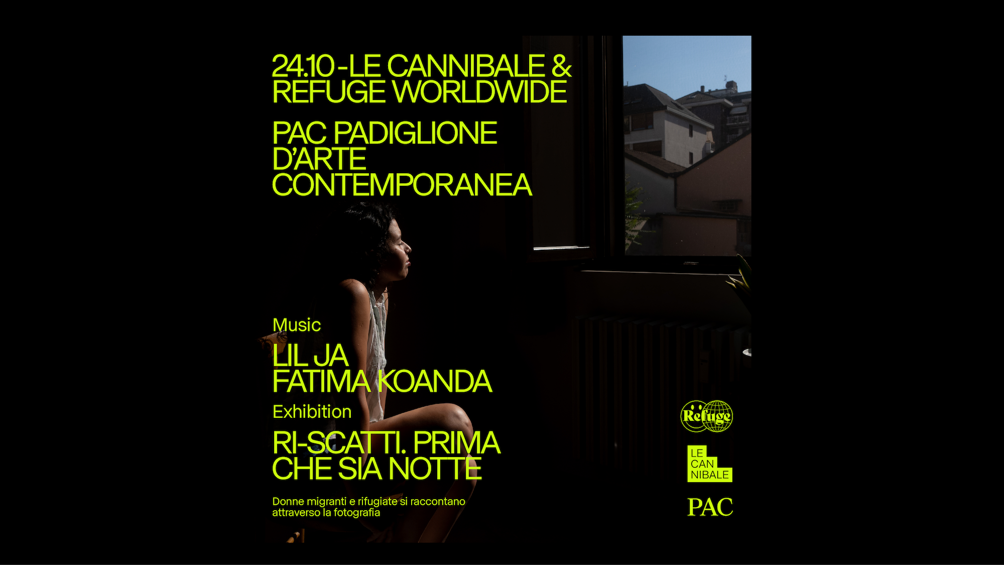 Le Cannibale & Refuge Worldwide al Padiglione d'Arte Contemporanea