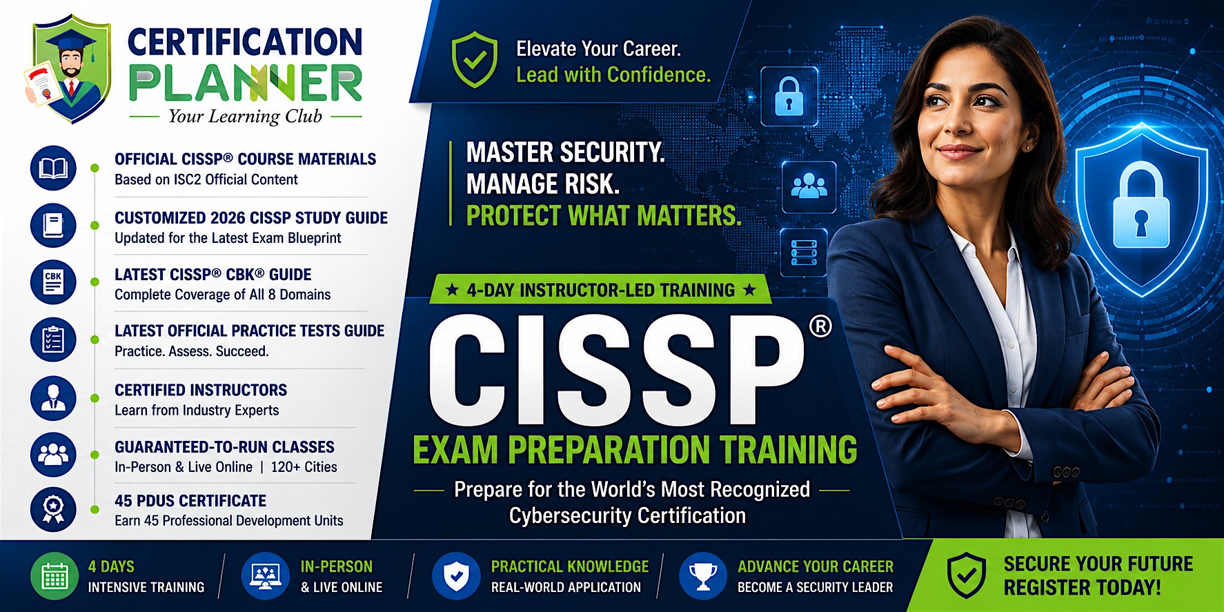 CISSP Training Minneapolis | Based on Latest ISC2 CBK and Official Guide