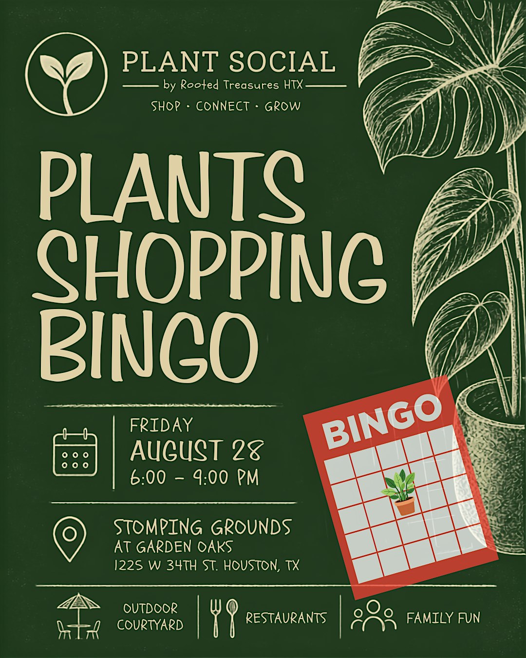 Plant Social: Market & Bingo @ Stomping Grounds