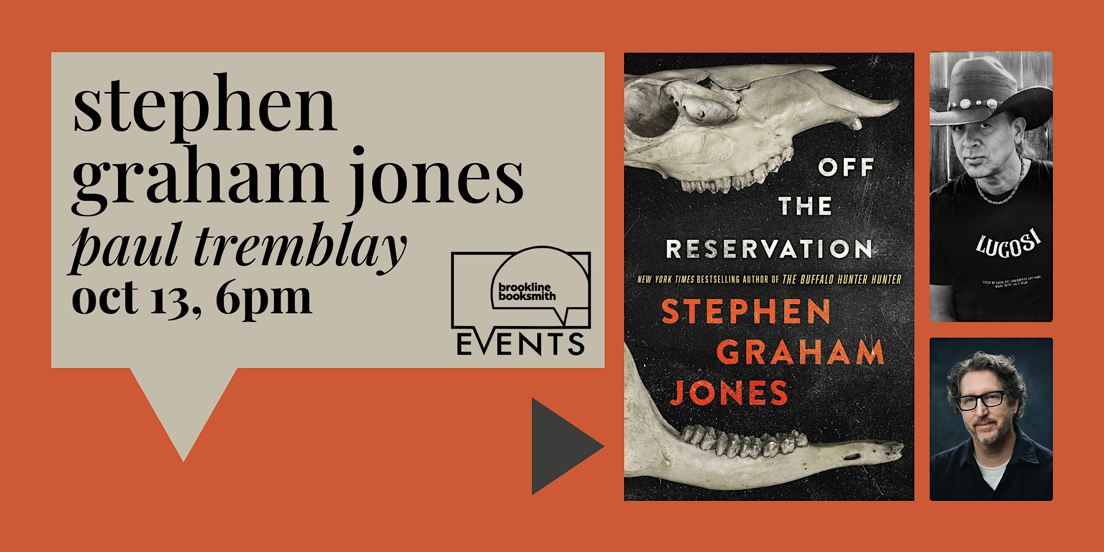Stephen Graham Jones with Paul Tremblay: Off the Reservation