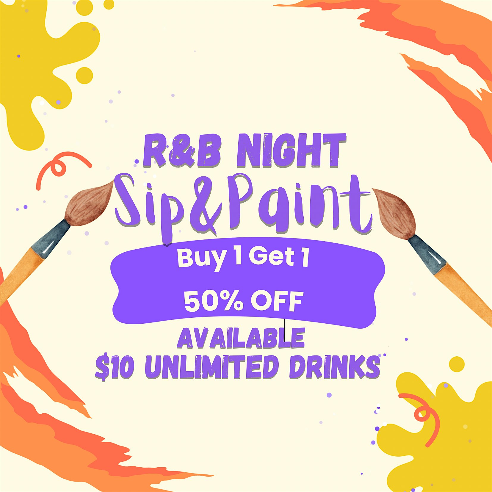 R&B Night Sip&Paint