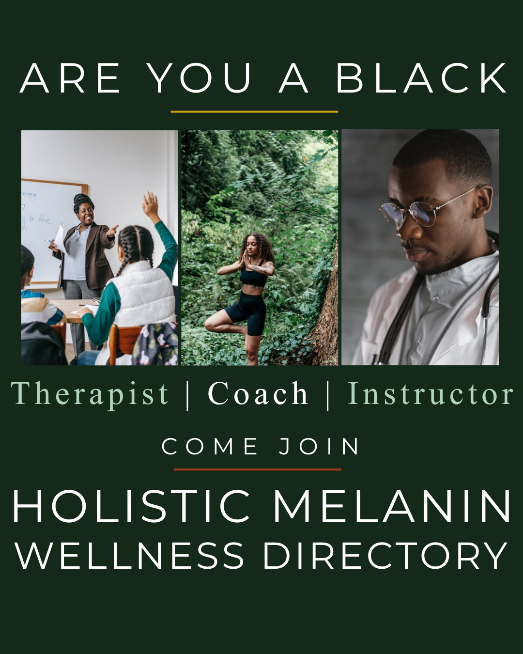 Be a Resource for Black Wellness: Join Our Directory!