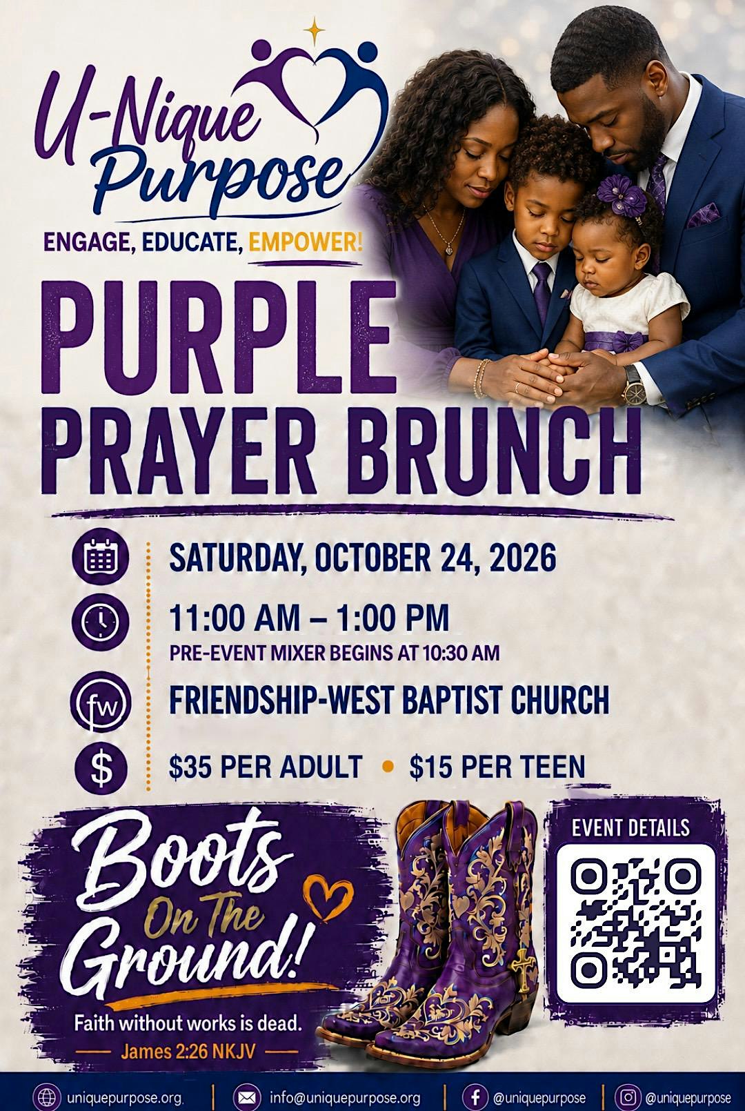 Purple Prayer Brunch