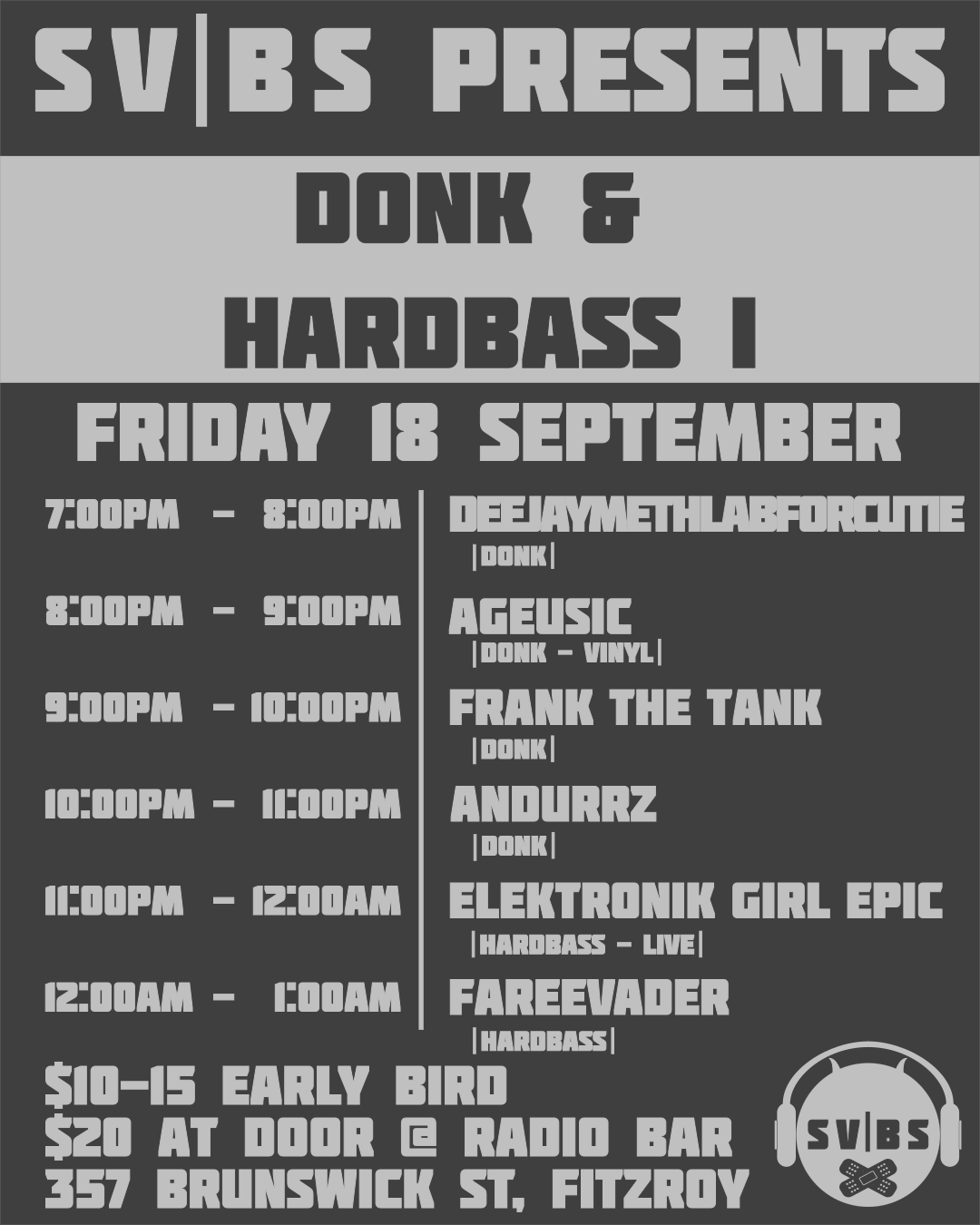 SV|BS presents Donk & Hardbass I