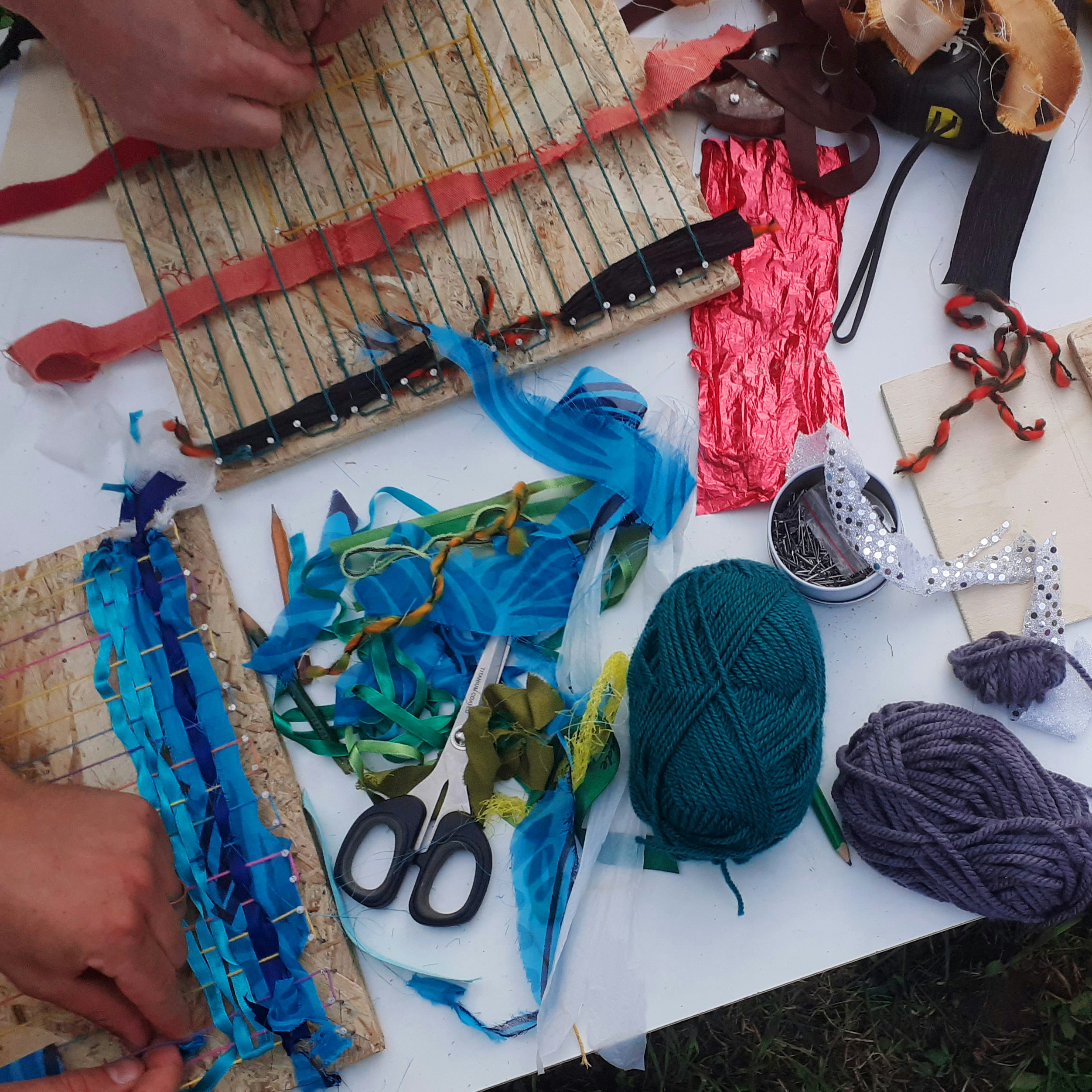 Soqquadro tessile - laboratorio per bambini