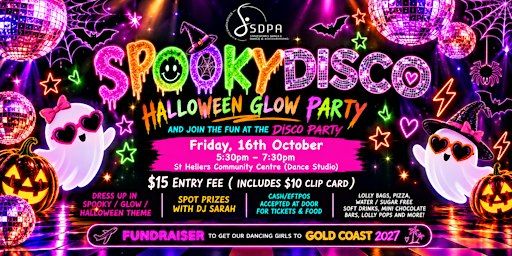 Spooky Disco- Halloween Glow Party, Gold Coast 2027 Fundraiser