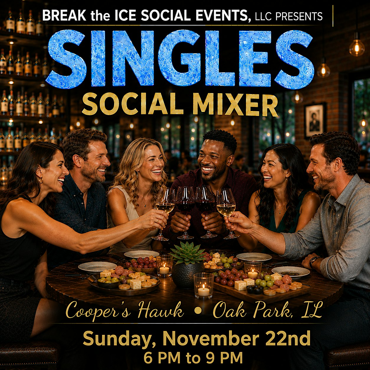 Singles Social Mixer Oak Park, IL Cooper's Hawk