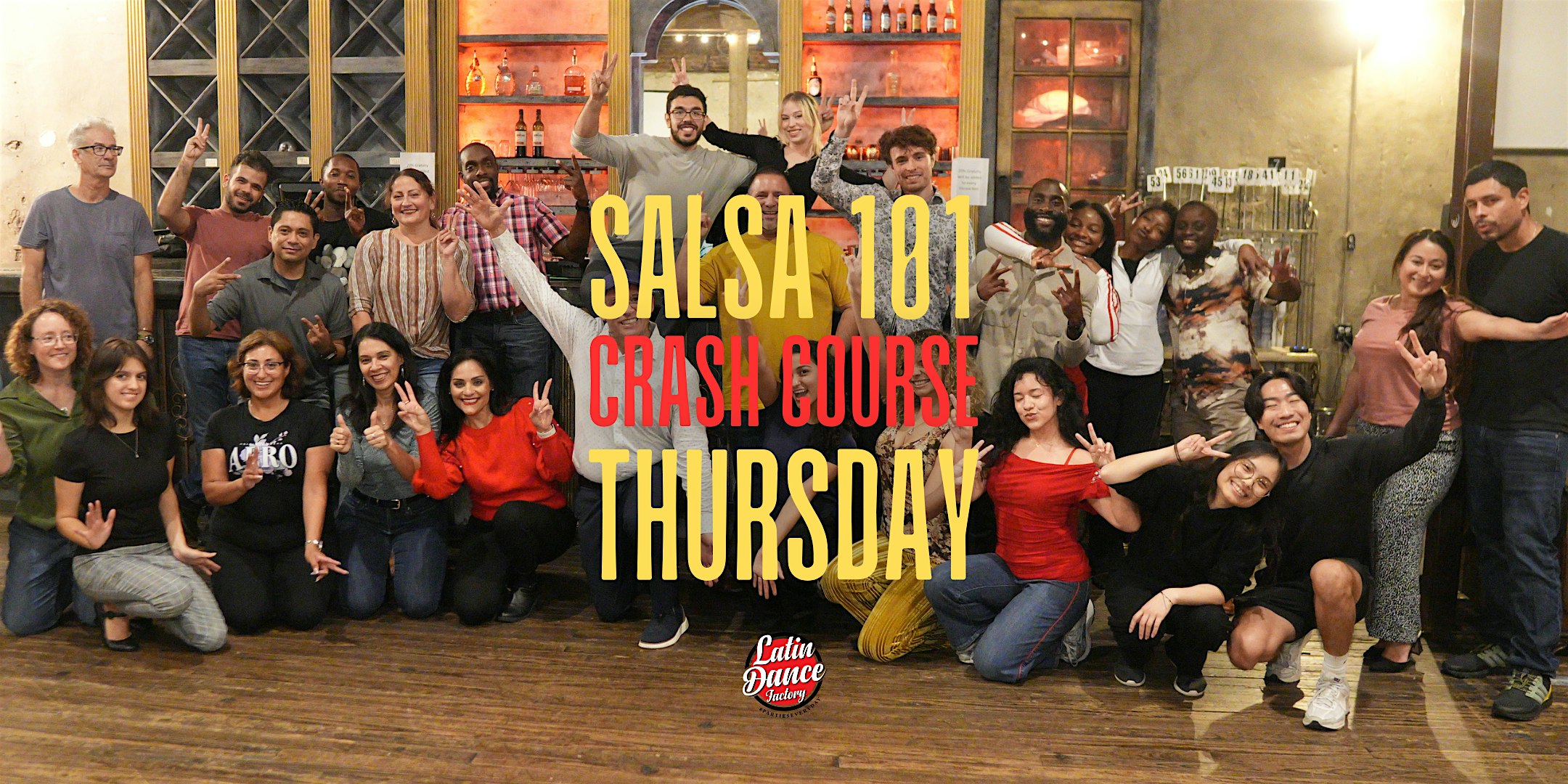 Salsa 101 Crash Course for Absolute Beginners in Houston. Thursday 09/10