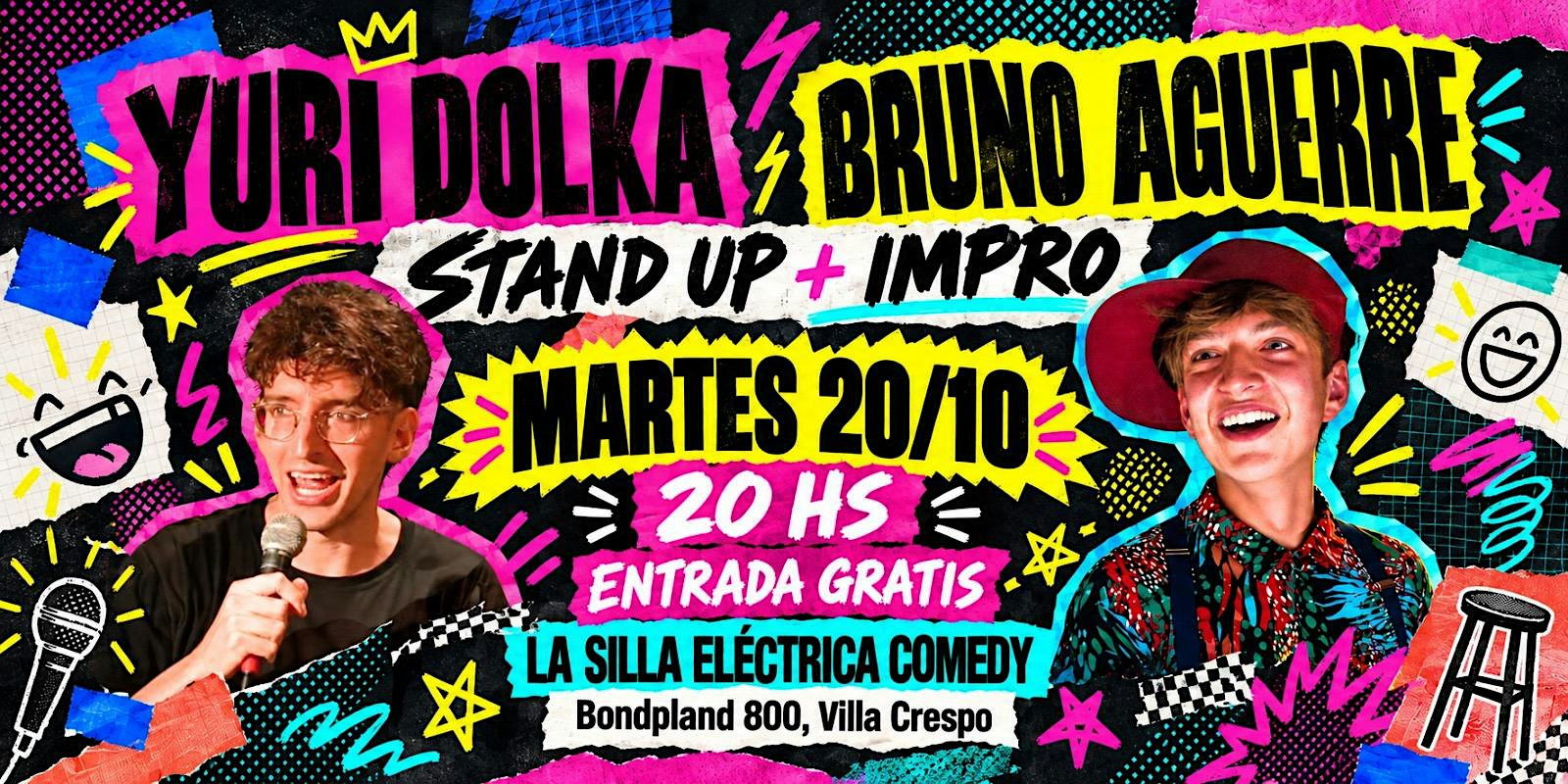 @yuridolka y @brunito.aguerre en la Silla  | SHOW DE STAND UP E IMPRO