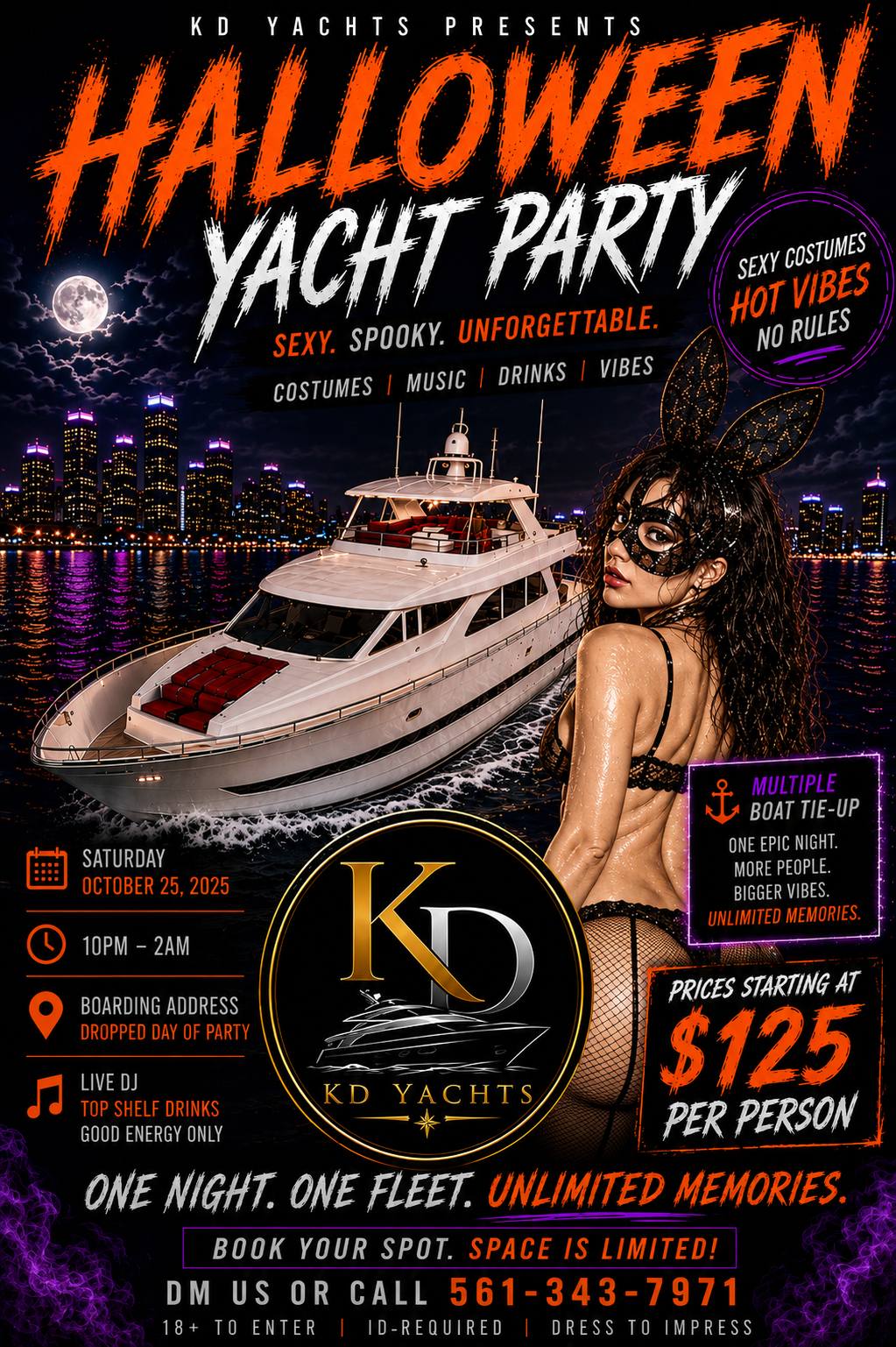 Halloween Yacht Party