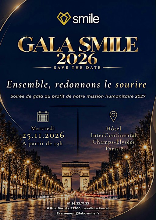 Gala Smile 2026 - Ensemble, redonnons le sourire
