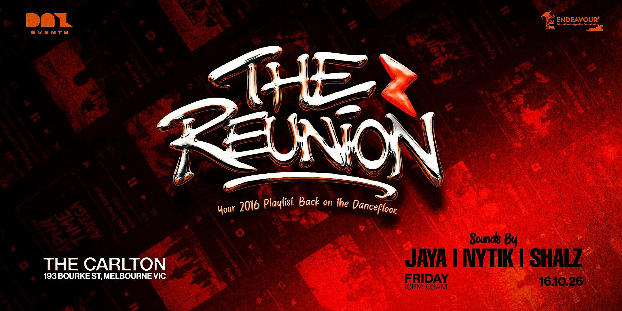 THE REUNION - The Ultimate 2016 Nostalgia Bollywood  Party
