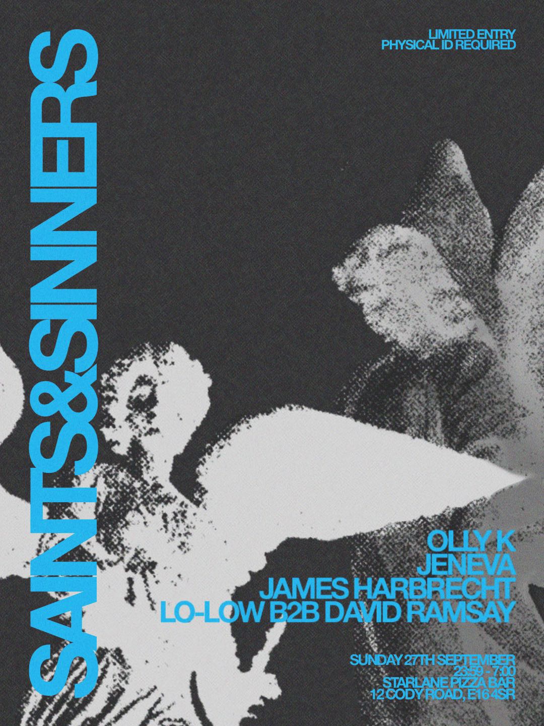 Saints & Sinners with James Harbrecht, Jeneva, LO-LOW B2B David Ramsay & OllyK