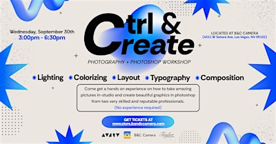 Ctrl + Create: A Photography + Photoshop Workshop