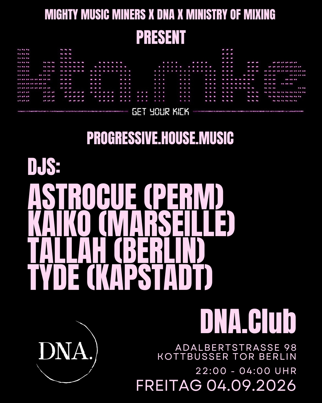 KTA.MKE - Progressive House on Open Air Terrace and Indoor Club