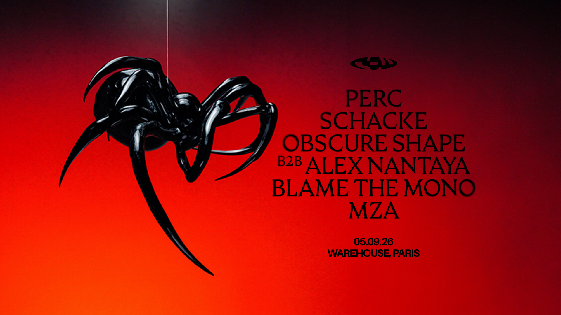RAW • Perc, Schacke, Obscure Shape B2B Alex Nantaya, Blame The Mono, MZA