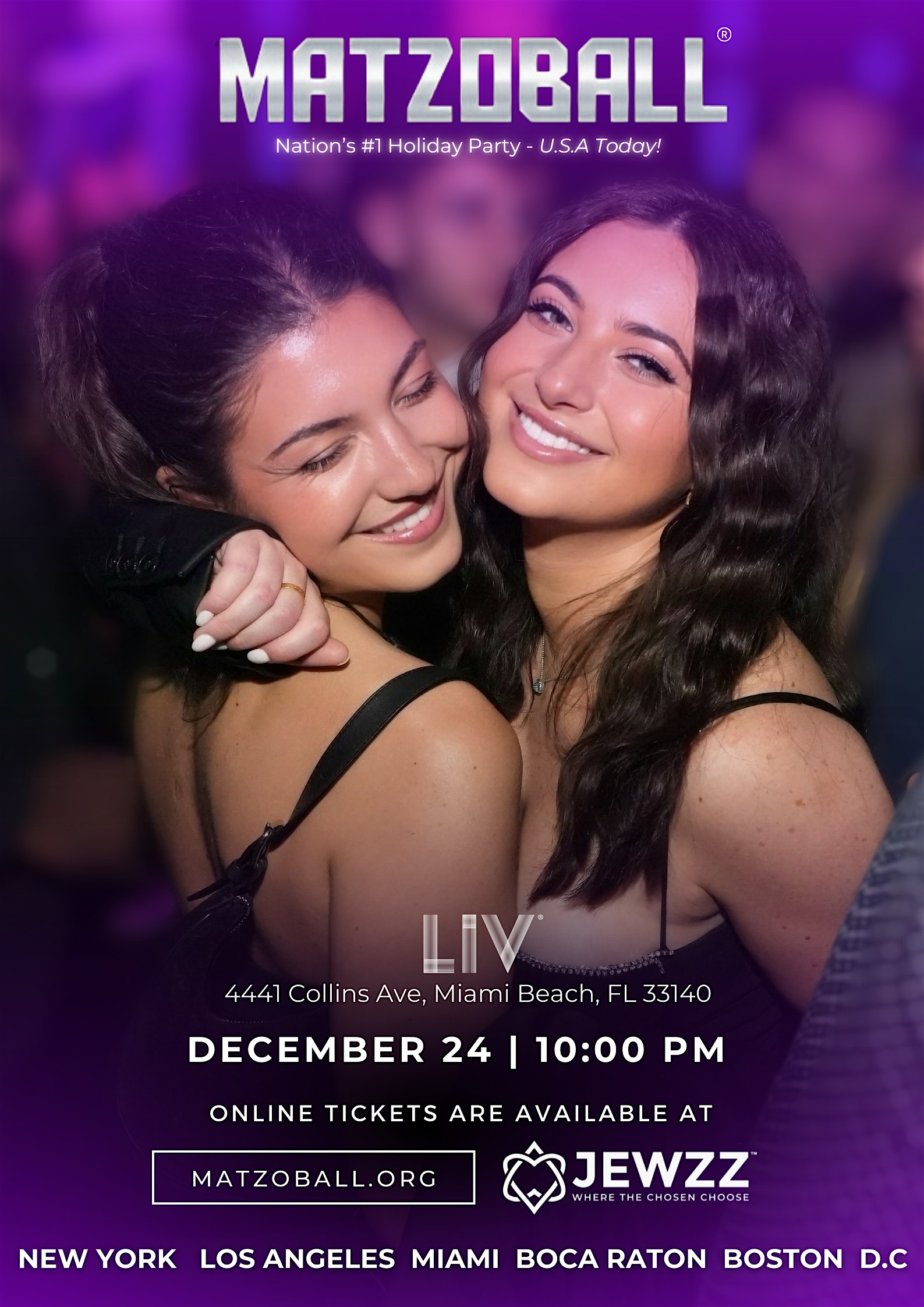 MATZOBALL® MIAMI XMAS EVE ages 21-49 December 24, 2026