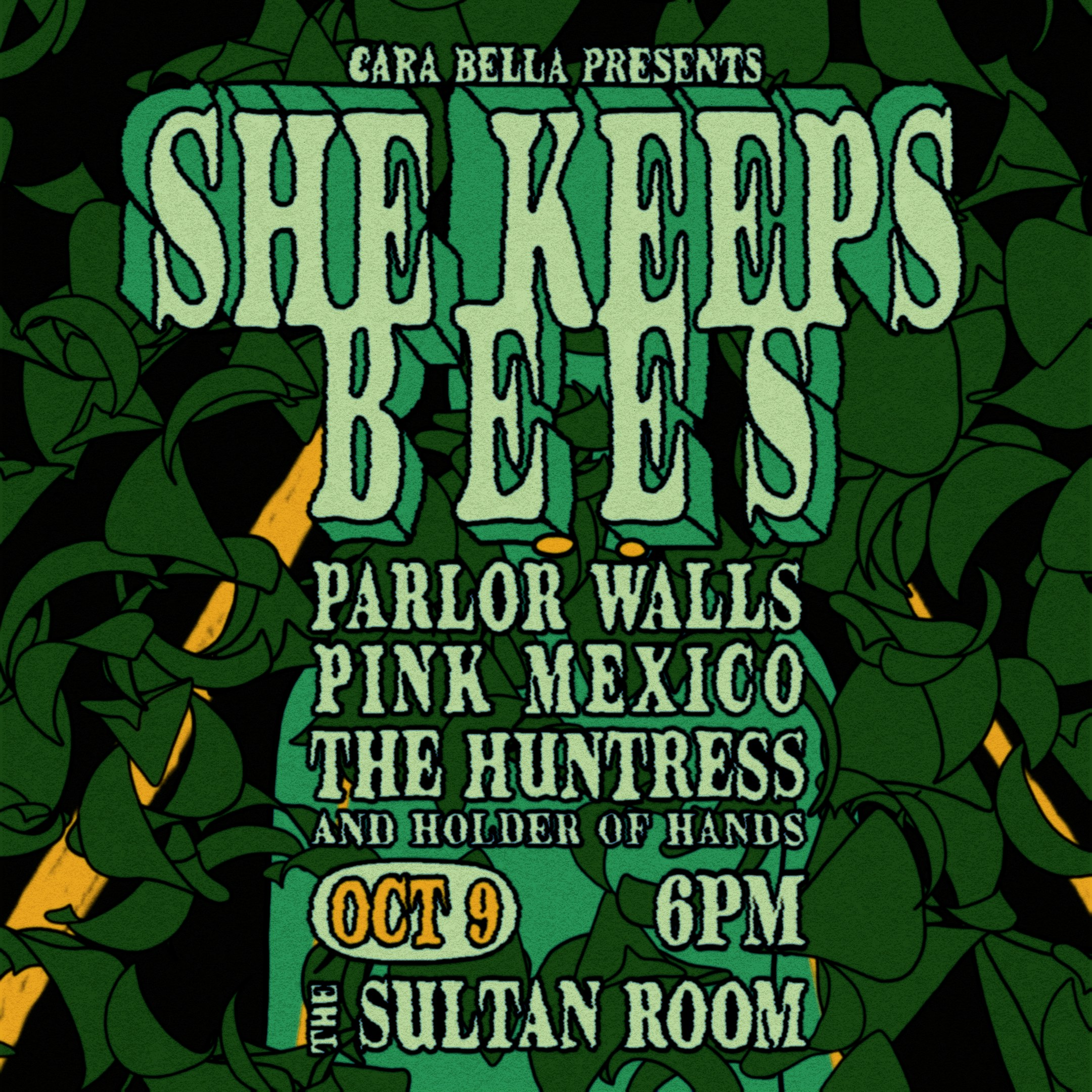 She Keeps Bees, Pink Mexico, Parlor Walls, & The Huntress and Holder of Hands