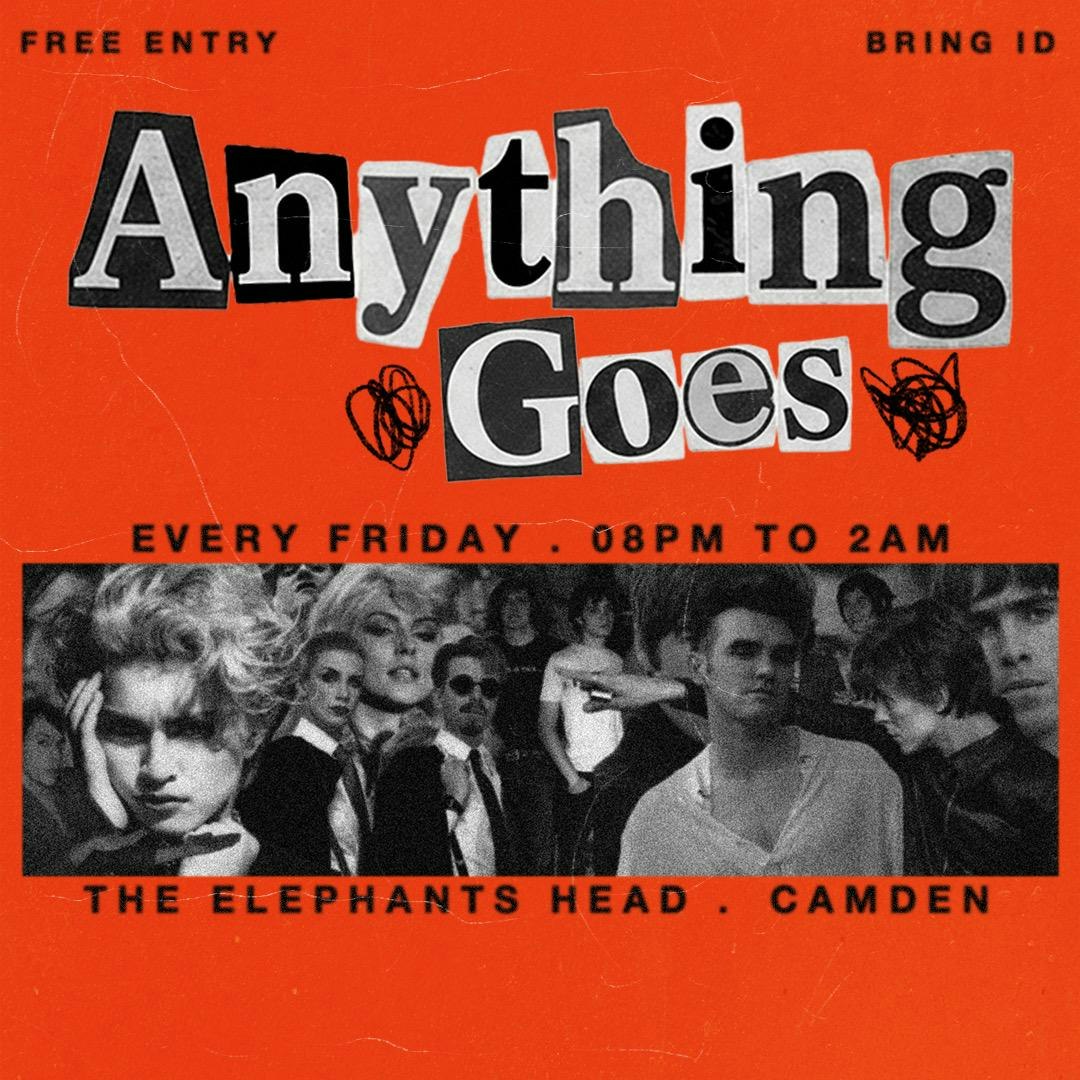 club night - Anything Goes [free entry]