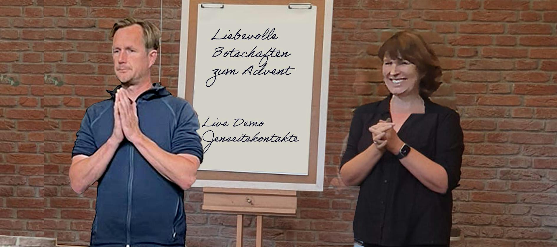 Liebevolle Botschaften zum Advent –  Jenseitskontakte Live erleben