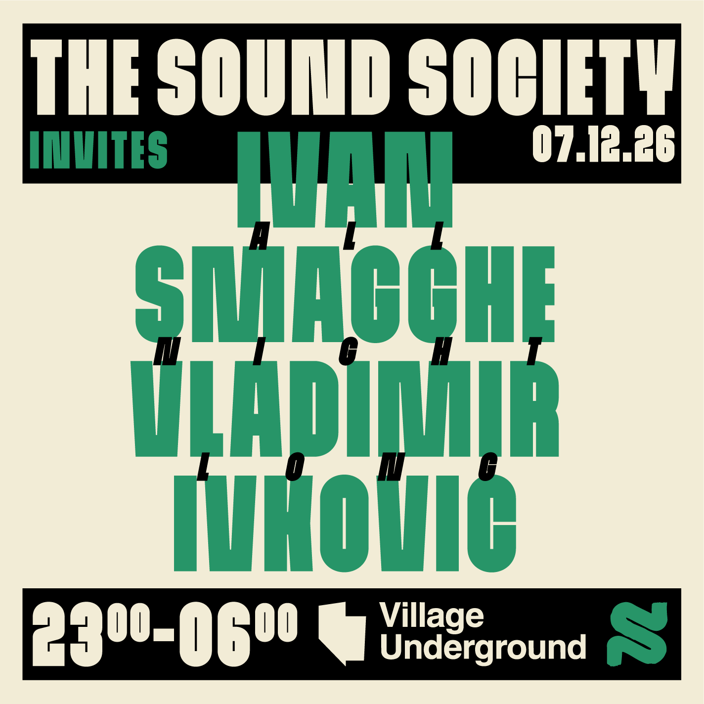 The Sound Society Invites: Ivan Smagghe & Vladimir Ivkovic