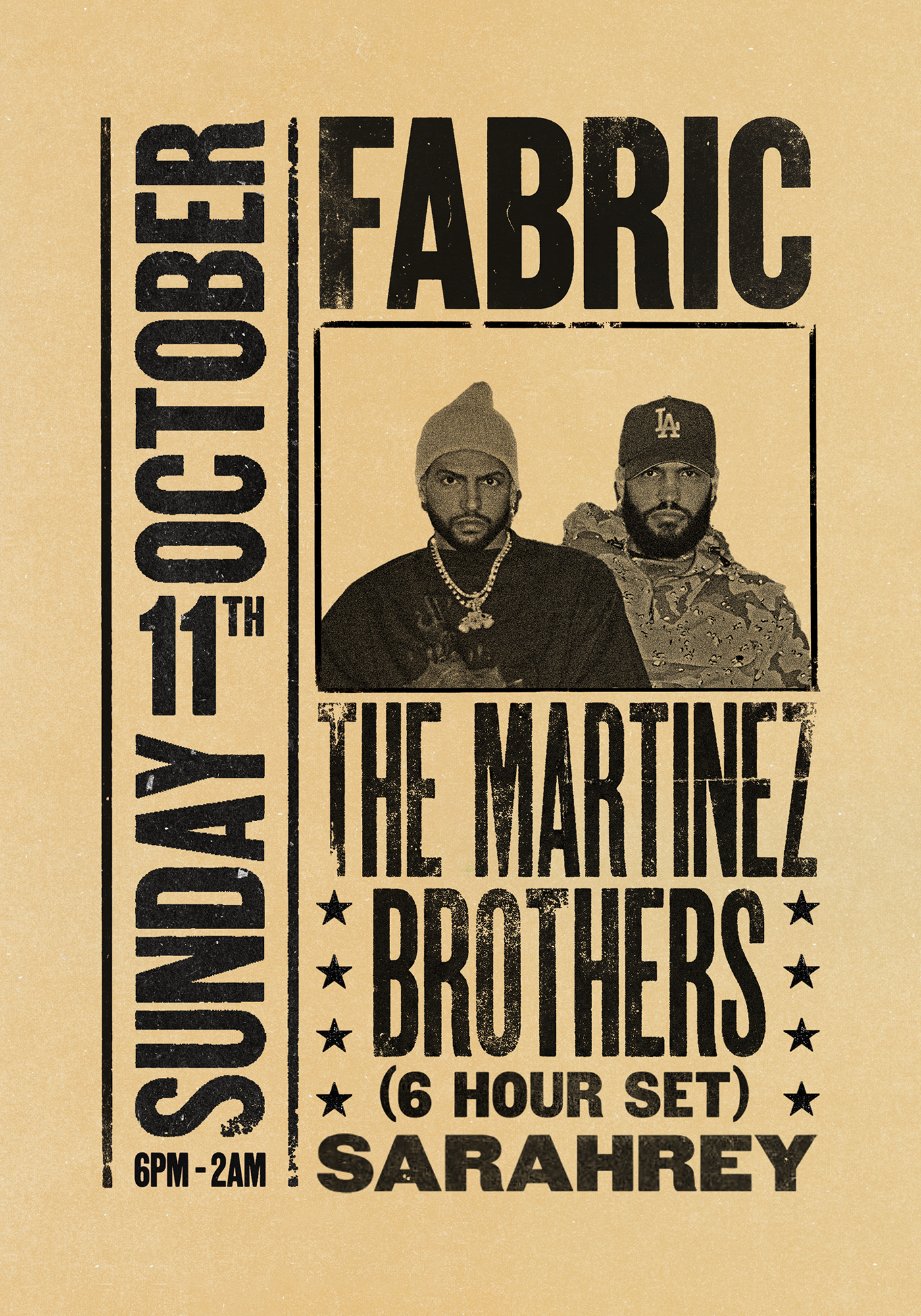 fabric: The Martinez Brothers (6 Hour Set), Sarahrey