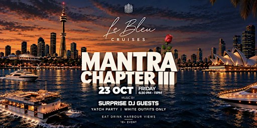Mantra - Yacht Party. Bollywood & Beyond