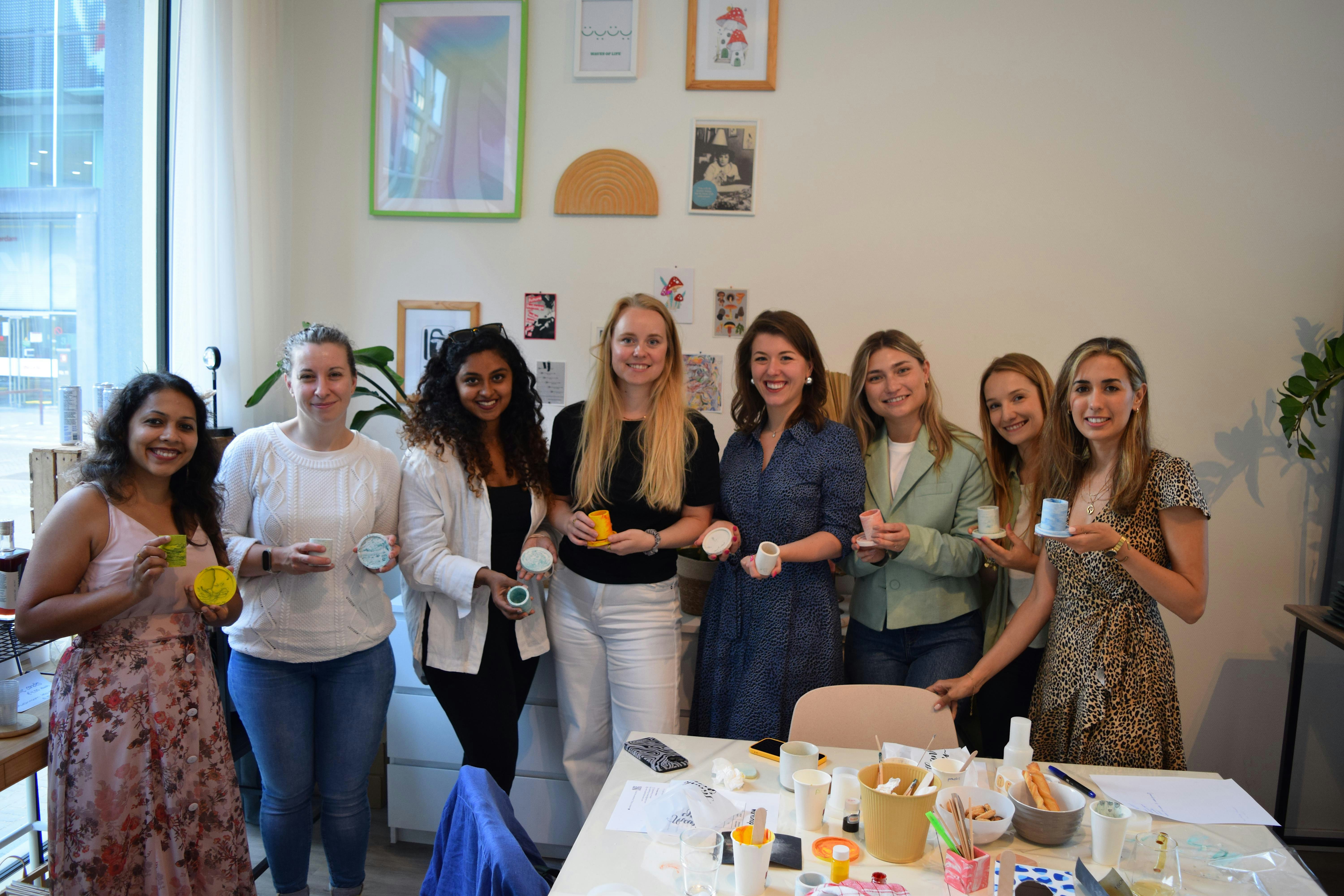 Jesmonite Art: Coaster & Mini Jar Making