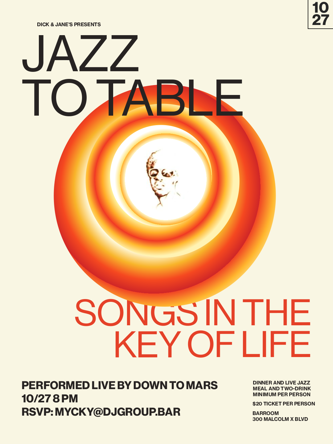 Songs In The Key of Life By Down To Mars