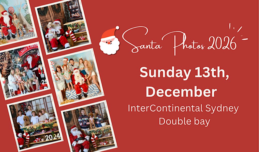 2026 SANTA PHOTOS - DOUBLE BAY (Sunday 13th of December)
