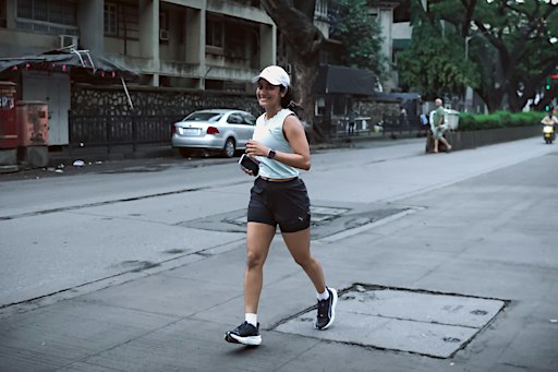 Hill sprints with Coach Poonam