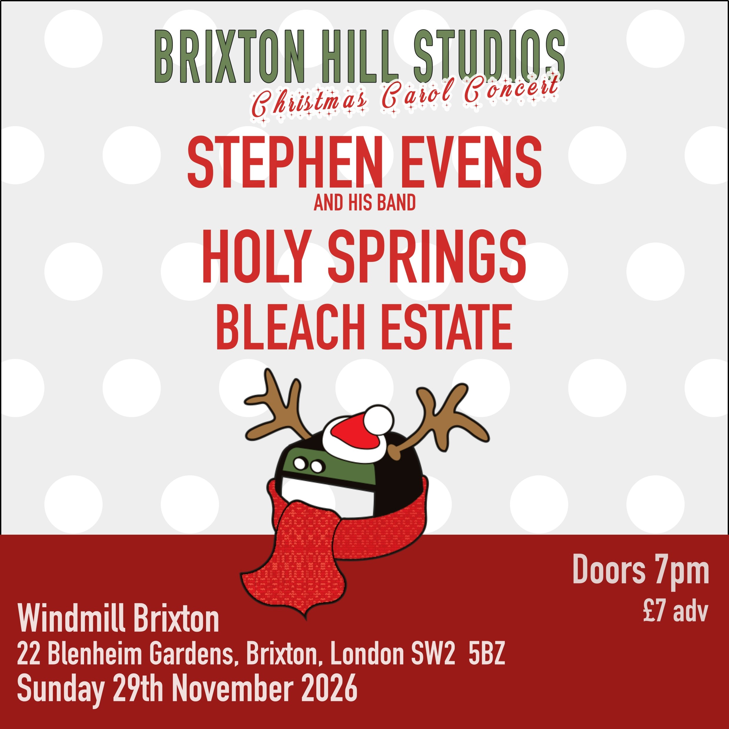 Brixton Hill Studios Christmas Carol Concert
