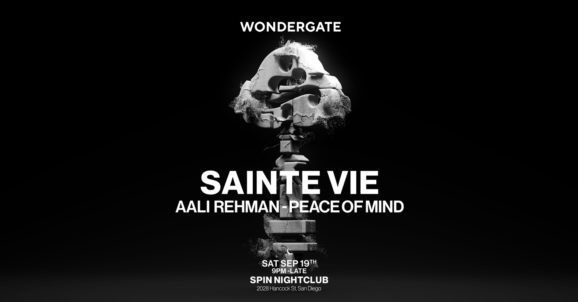 WONDERGATE presents: Sainte Vie