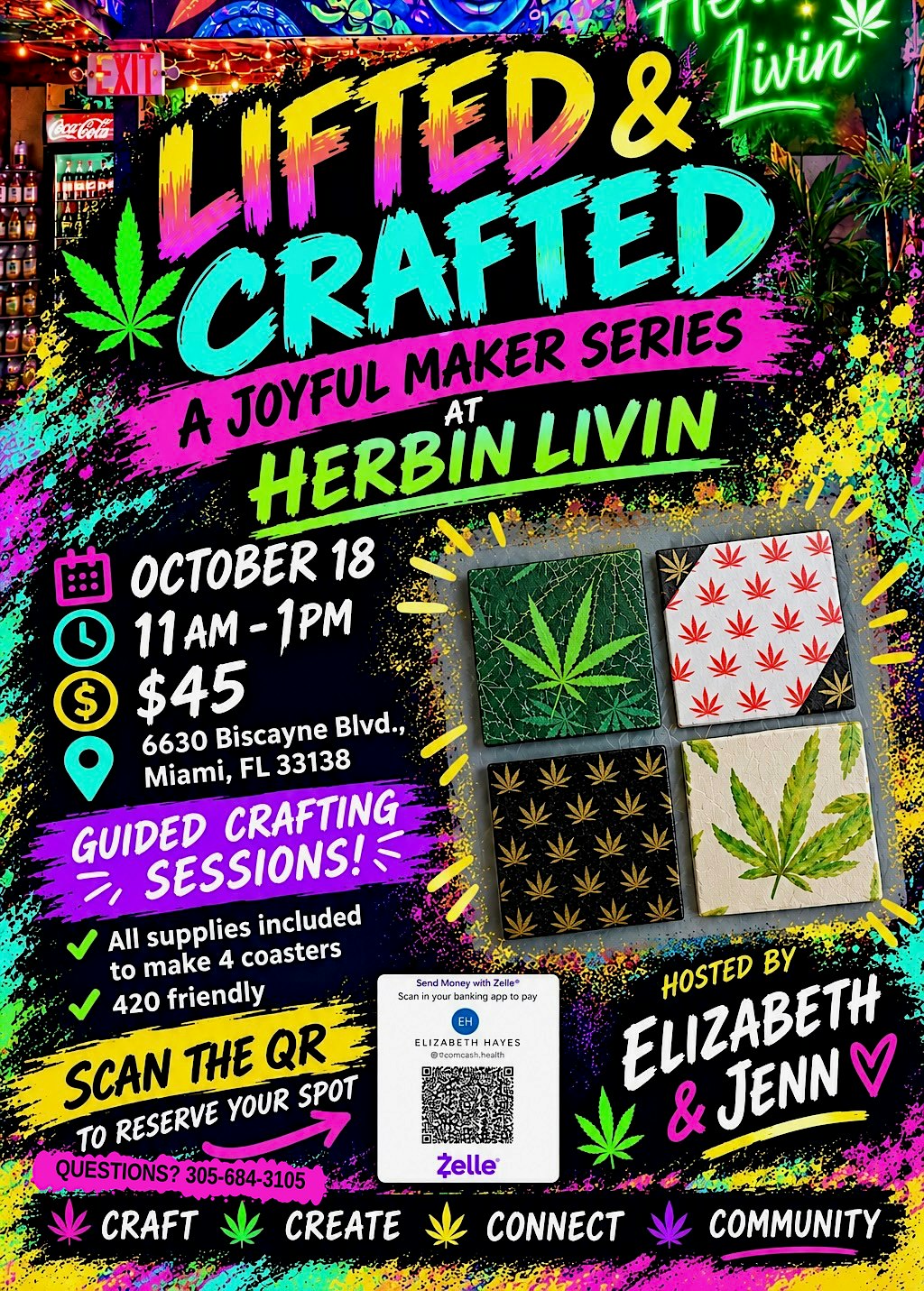 Lifted & Crafted : A 4/20 Friendly DIY Event