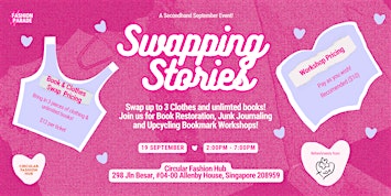 Swapping Stories: Book & Clothes Swap Party (DIY Zines, Bookmarks & Sewing)